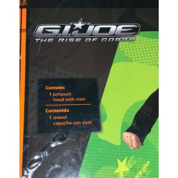 GI Joe Snake Eyes Halloween Costume (black) New in Package--Size Boys 4-6X - Picture 3 of 5